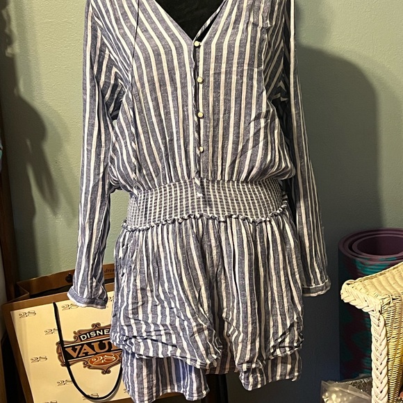 Rails Dresses & Skirts - Rails Blue and White Striped Dress
